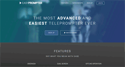 Desktop Screenshot of easyprompter.com